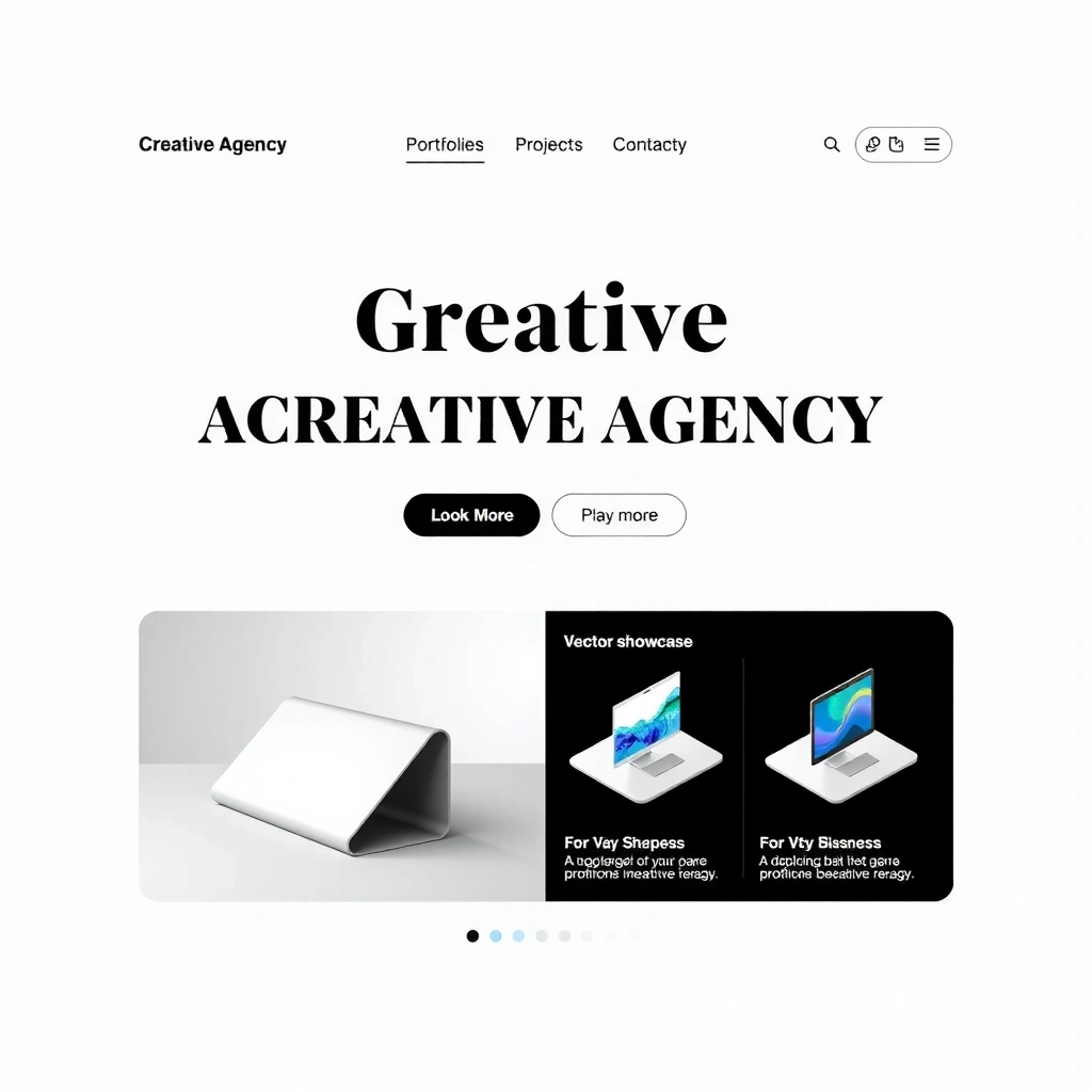 Creative agency website