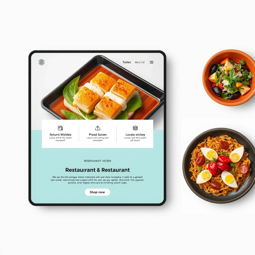 Restaurant website design
